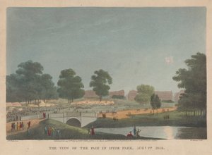 Vue de la foire à Hyde Park, 1er août - Matthew Dubourg