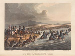 La traversée du Niémen au début de la campagne de 1812 - Matthew Dubourg