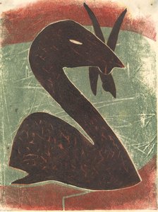 Cygne, 2013 (linocut)