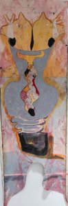 Mariage Pour Tous, 2018 (mixte sur toile) - Matthew Hilton