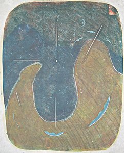 tabla one, 2012 (linoprint) - Matthew Hilton
