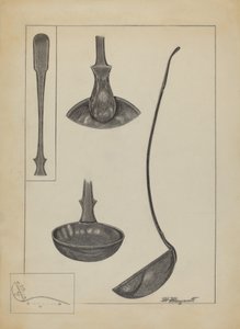 Cuillère en étain - Matthew Mangiacotti