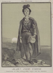Hélas ! Pauvre Yorick (lithographie en couleur) - Matthew