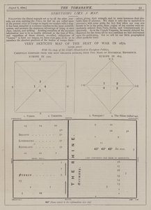 Carte très sommaire de la guerre en 1870