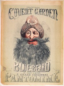 Affiche pour une pantomime de Noël de 
