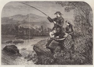 Pêche au saumon dans les Highlands - Matthew Somerville Morgan