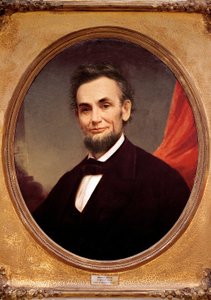 Portrait du président américain Abraham Lincoln (1809-1865)