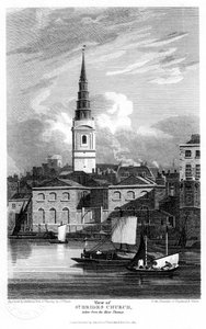 Église St Bride, Londres, 1815 - Matthews