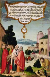 Le Royaume des Cieux est semblable à un filet, qui a été jeté dans la mer et a recueilli des poissons de toutes sortes (Matthieu 13) illustration de l