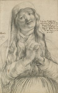 Une femme âgée avec les mains jointes, vers 1512 - Matthias Grünewald