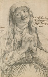 Une Femme Âgée avec les Mains Jointes - Matthias Gruenewald