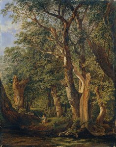 Partie du Prater avec des garçons pêchant - Matthias Rudolf Toma