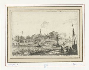 Ville sur une péninsule