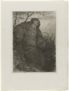 Femme sous un arbre - Matthijs Maris