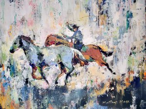 Galop de lasso de cow-boy - Matthys Moss