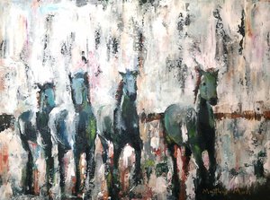 Les chevaux sauvages galopent - Matthys Moss
