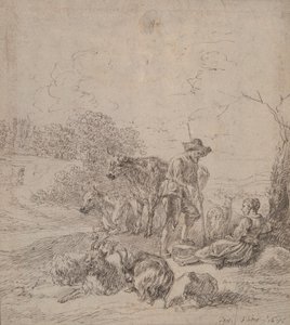Scène pastorale - Matthys van den Bergh