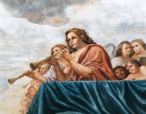 Concerts des Anges (détail) - Mattia (1613 99) Preti