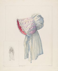 Bonnet de bébé, vers 1937 - Maud M Holme