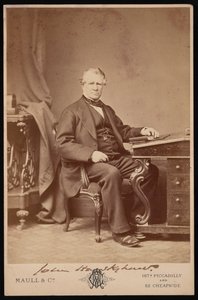 Portrait de John Hawkshaw 1811-1891, avant 1876 - Maull and Co