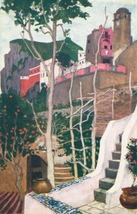 A Gateway, Capri (lithographie couleur)
