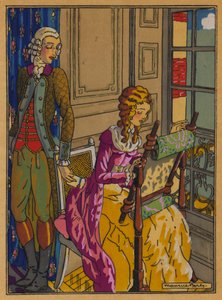 Illustration pour Les Liaisons Dangereuses par Choderlos De Laclos - Maurice Berty