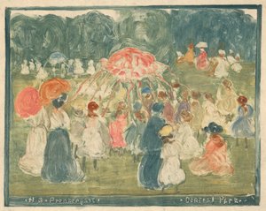 Central Park, vers 1901 - Maurice Brazil Prendergast