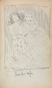Carnet de croquis italien : Femme de Levuk page 170, 1898-1899 - Maurice Brazil Prendergast