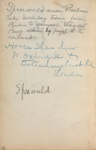 Carnet de croquis italien : Notes page 260, 1898-1899 - Maurice Brazil Prendergast
