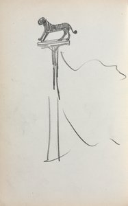 Carnet de croquis italien : Lion de San Marco page 39, 1898-1899