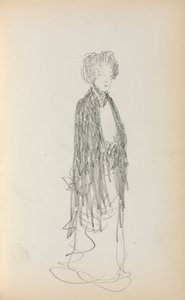 Carnet de croquis italien : Femme debout page 213, 1898-1899 - Maurice Brazil Prendergast