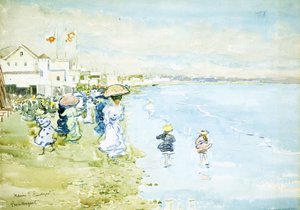 Revere Beach, Boston - Maurice Brazil Prendergast