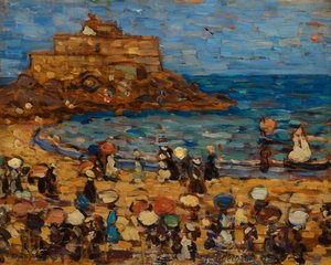 Paysage marin – Saint-Malo - Maurice Brazil Prendergast