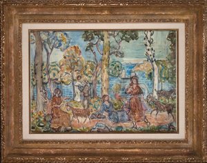Rivage, vers 1914-16 - Maurice Brazil Prendergast