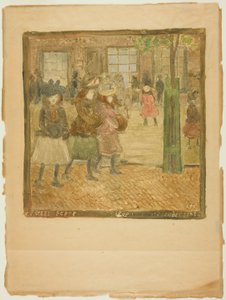 Scène de rue - Maurice Brazil Prendergast