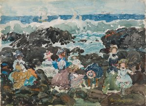 Surf, Cohasset - Maurice Brazil Prendergast