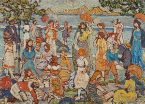 La Plage - Maurice Brazil Prendergast