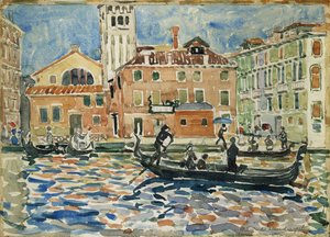 Venise, c.1909 - Maurice Brazil Prendergast