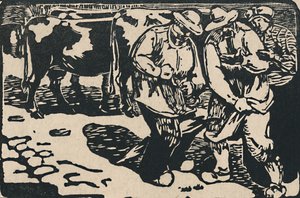 Marché en Auvergne - De Au Pied Des Puys, 1919