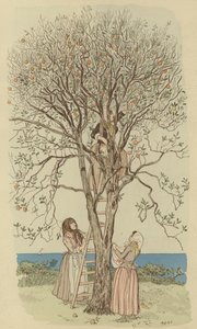 Cueillir des oranges sur la Méditerranée - Maurice Charles Mathieu Bonvoisin