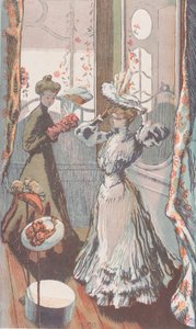 Chez la modiste, vers 1910