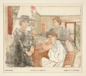 La Famille du graveur - Maurice Delcourt