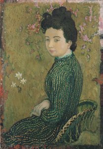 Eva Meurier en robe verte, 1891 - Maurice Denis