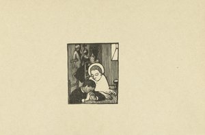 Illustration pour un poème dans le recueil Sagesse de Paul Verlaine - Maurice Denis