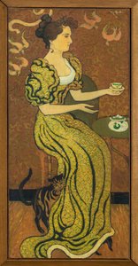 Portrait de Madame Ranson au chat vers 1892