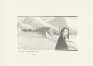 Personnage principal Brand de la pièce éponyme de Henrik Ibsen est lapidé et chassé du village
