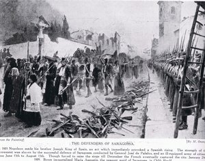 Les Défenseurs de Saragosse, illustration de 