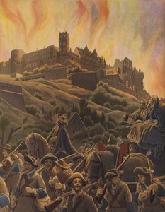 Incendie du château de Heidelberg - Maurice Leloir