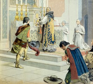 Histoire de France : François Leclerc du Tremblay dit Père Joseph (1577-1638) éminence grise (confident et collaborateur) du cardinal Richelieu (Armand Jean du Plessis)