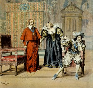 Histoire de France : Journée des Dupes : Cardinal de Richelieu (Armand Jean du Plessis) - Maurice Leloir
